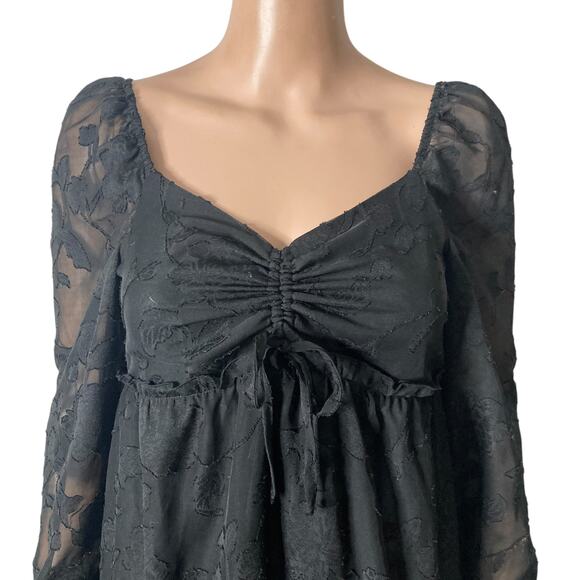 Bloomfield Collection Mini Dress Womens Small Floral Black - Picture 7 of 13